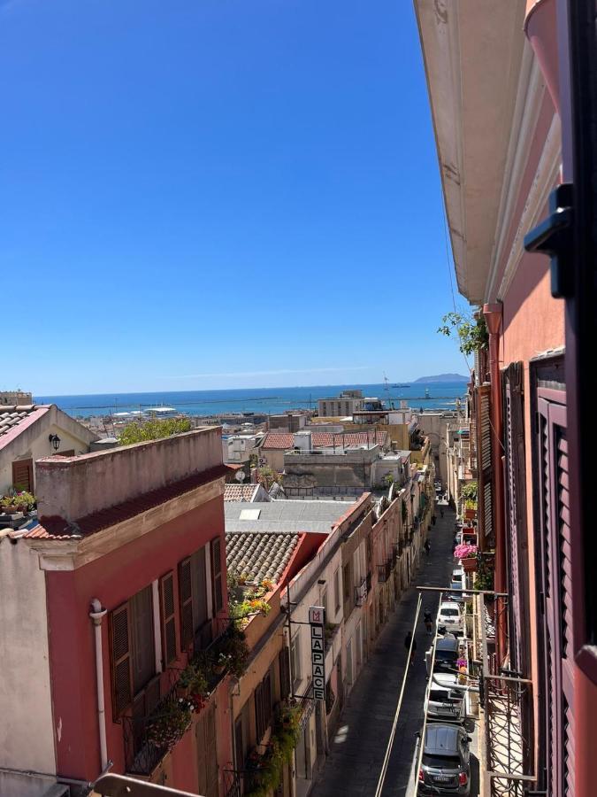 Апартаменты Sky Moon Cagliari Centro Vista Mare Экстерьер фото