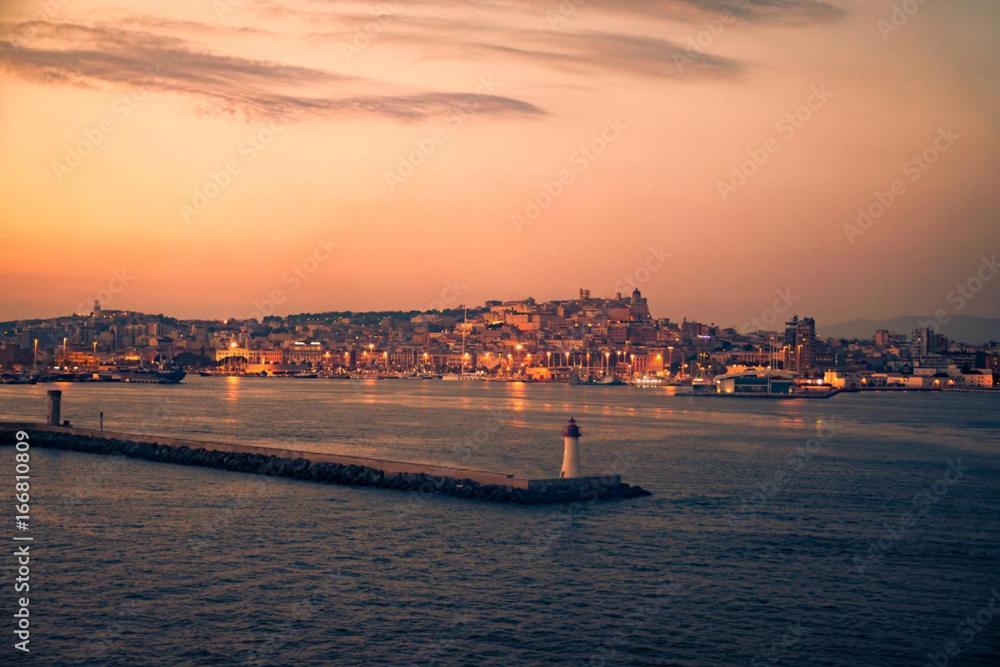 Апартаменты Sky Moon Cagliari Centro Vista Mare Экстерьер фото